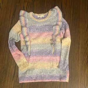 Tucker+Tate rainbow tunic sweater.